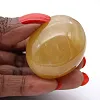 Malagassische gele kwarts als kleine natuurstenen kiezelsteen - 2