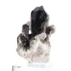Zwarte morionkwarts uit Brazilië, uniek kristal met acrylvoet - 4