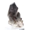 Gedrongen morionkwartskristal uit Brazilië, mineraalspecimen op voet - 6