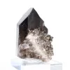 Morionkwarts uit Brazilië, natuurlijk zwart kristal gemonteerd op voet - 2