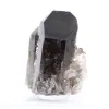 Morionkwarts uit Brazilië, natuurlijk zwart kristal gemonteerd op voet - 3