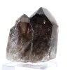 Morionkwarts uit Brazilië, natuurlijk zwart kristal gemonteerd op voet - 4