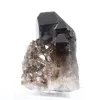 Morionkwarts uit Brazilië, natuurlijk zwart kristal gemonteerd op voet - 6