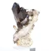 Morionkwarts uit Brazilië, donker kristal op voet van acryl - 2