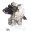 Morionkwartskristal van Braziliaanse herkomst, acryl presentatiestandaard - 0