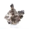 Morionkwartskristal uit Brazilië, zwart mineraal gemonteerd op voet - 2