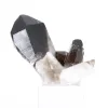 Compact morionkwartskristal uit Brazilië op acrylvoet - 0