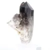 Mini morionkwartskristal uit Brazilië, zwarte steen op voet - 2