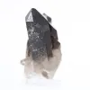 Klein stuk Braziliaanse morionkwarts, kristal op houder - 3