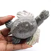 Decoratieve schildpad in natuurlijke Boliviaanse speksteen - 0