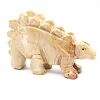 Gebeeldhouwde stegosaurus in speksteen uit Bolivia - 3