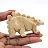 Gebeeldhouwde stegosaurus in speksteen uit Bolivia