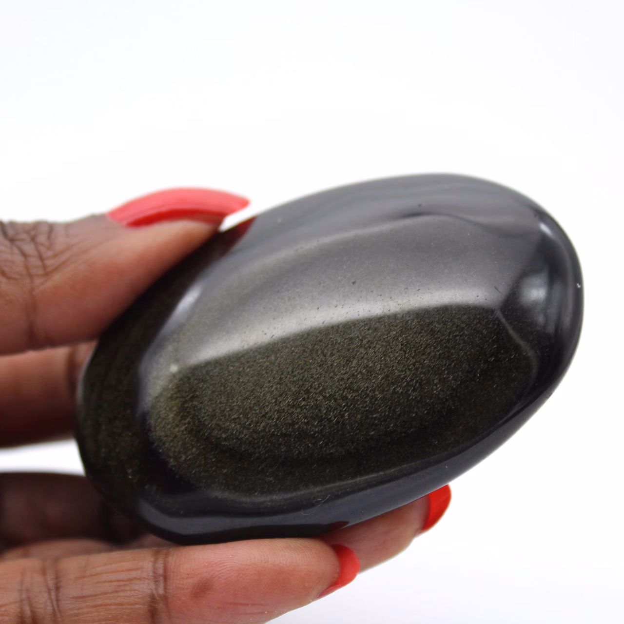 Gouden obsidiaan uit Mexico, verzamelkei van 80 g
