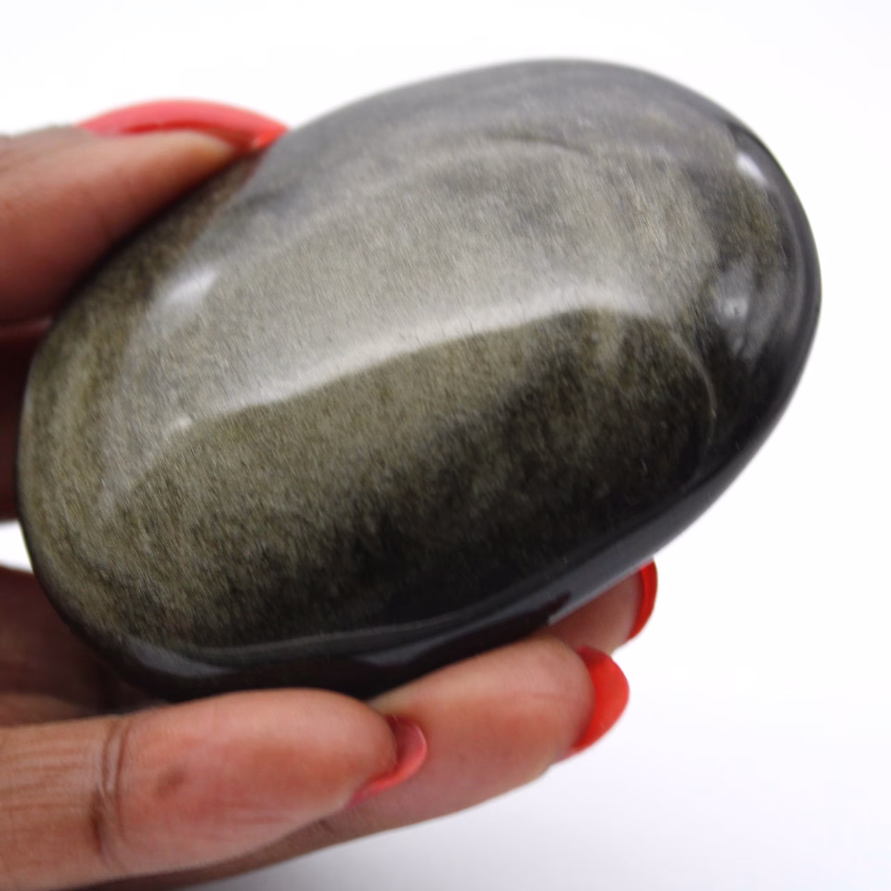 Kei van Mexicaanse gouden obsidiaan, gepolijste steen van 100 g