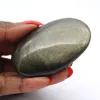 Kei van gouden obsidiaan uit Mexico, compact formaat van 75 g - 0