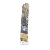 Schalenblende uit Polen, ruwe en gepolijste minerale plak - 3