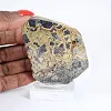 Poolse schalenblende, gepolijste plak, mineralogisch exemplaar - 1