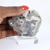 Schalenblende uit Polen, mineraalobject op acrylen voet - 1