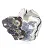 Schalenblende uit Polen, mineraalobject op acrylen voet