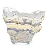 Poolse schalenblende, ruw en gepolijst, pronkstuk - 5