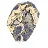 Poolse schalenblende, verticale plak van 160 g