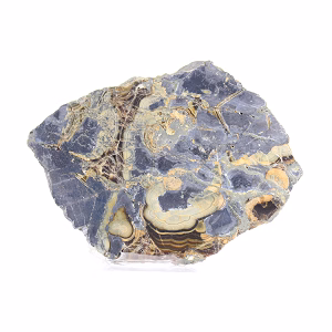 Schalenblende uit Polen, plakexemplaar van 130 g