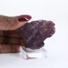 Natuurlijke Portugese purpuriet op standaard – Ruw mineraal - 1